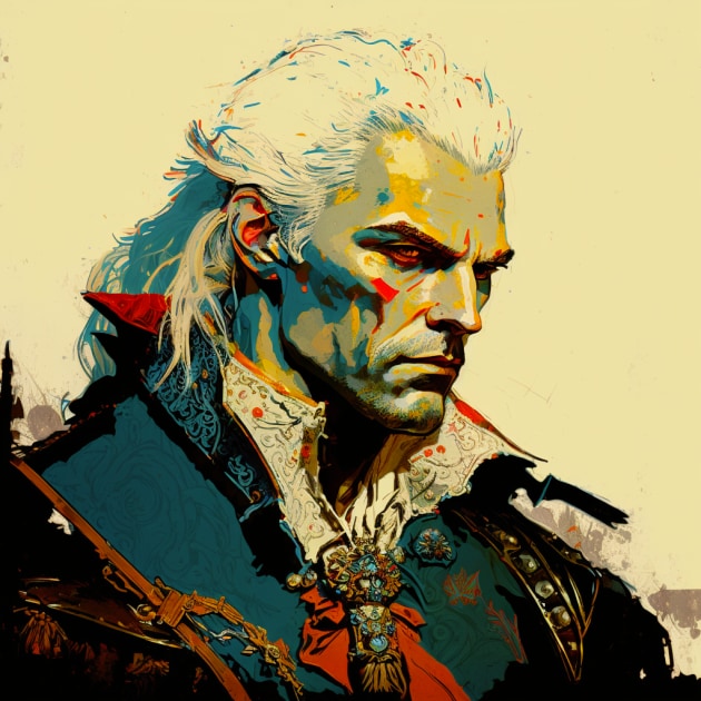 geralt-of-rivia-art-style-of-leon-bakst