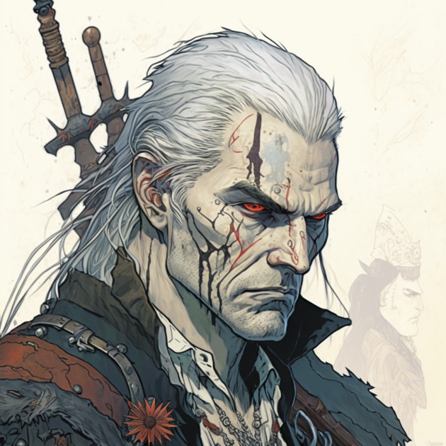 geralt-of-rivia-art-style-of-michael-kaluta