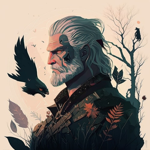 geralt-of-rivia-art-style-of-tracie-grimwood