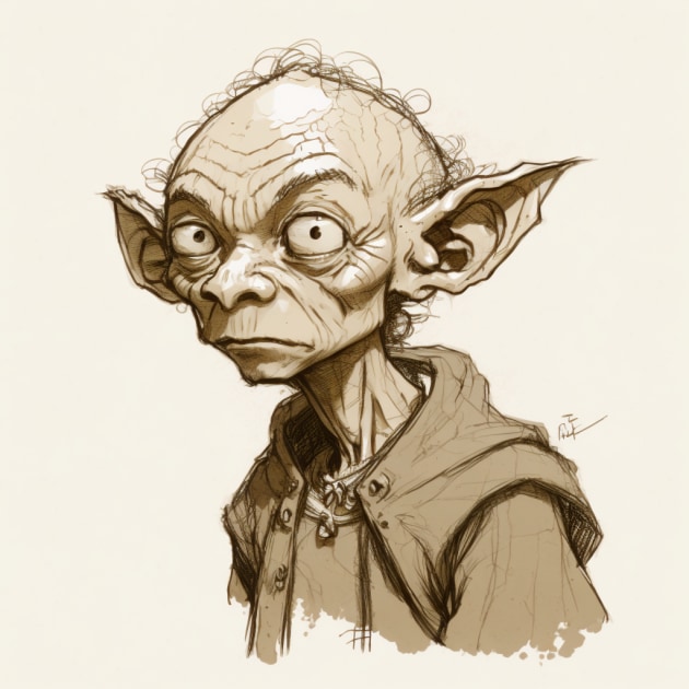 gollum-art-style-of-akihiko-yoshida