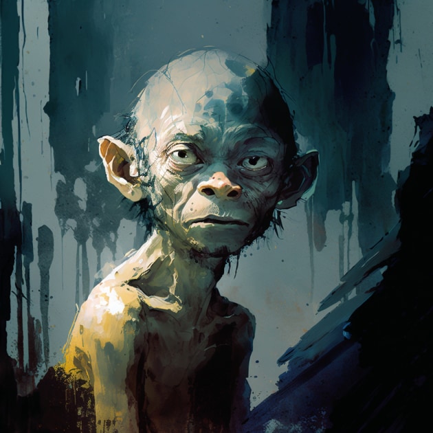 gollum-art-style-of-alex-maleev