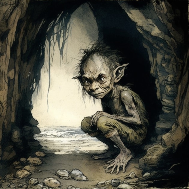 gollum-art-style-of-arthur-rackham