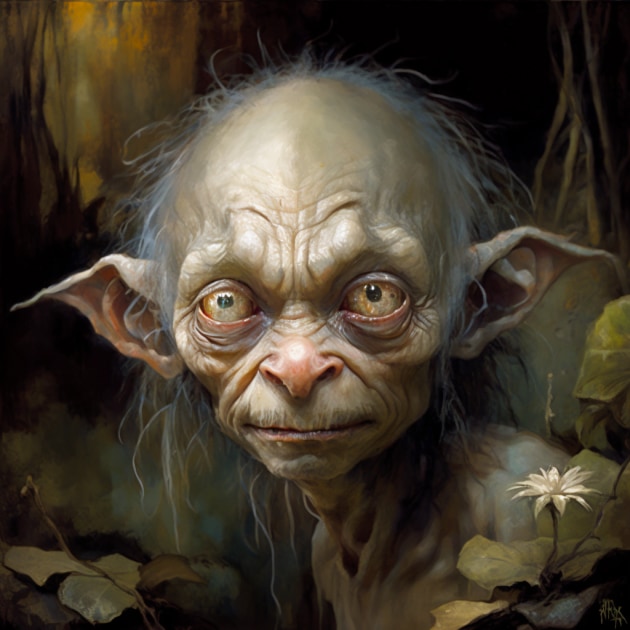 gollum-art-style-of-brian-froud