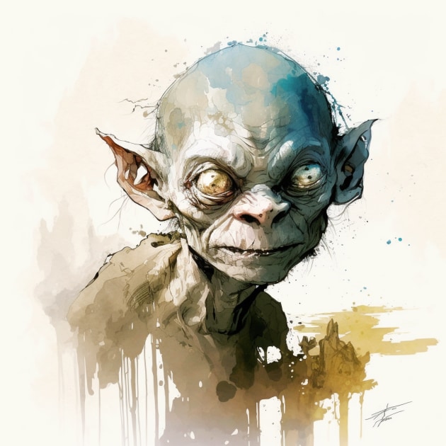 gollum-art-style-of-eric-canete