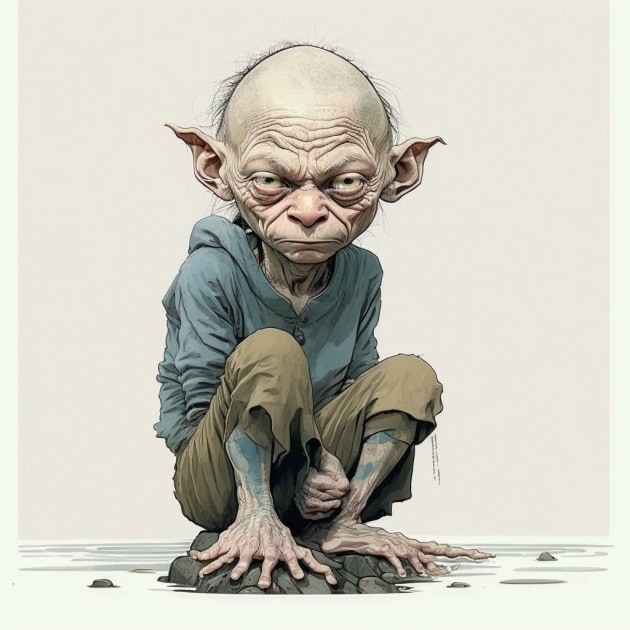 gollum-art-style-of-frank-quitely