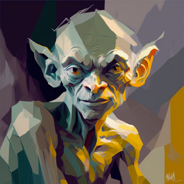 gollum-art-style-of-isaac-maimon