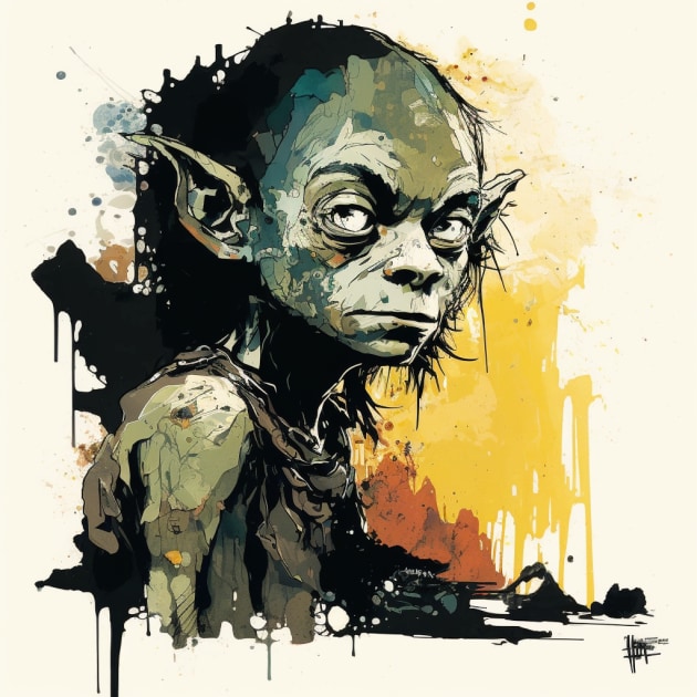 gollum-art-style-of-jim-mahfood