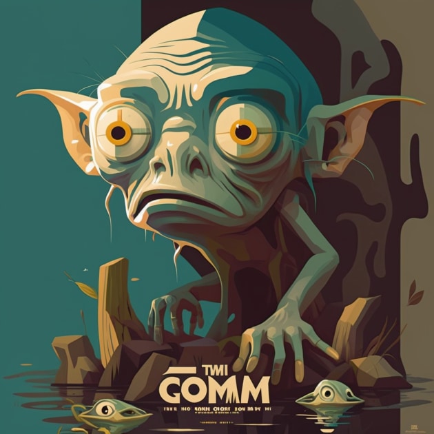 gollum-art-style-of-tom-whalen