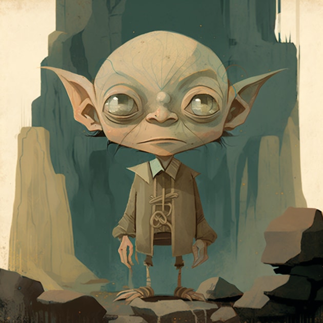 gollum-art-style-of-tracie-grimwood