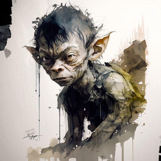 gollum-art-style-of-yoji-shinkawa