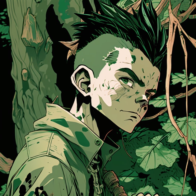 gon-freecss-art-style-of-becky-cloonan