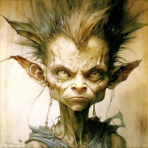gon-freecss-art-style-of-brian-froud
