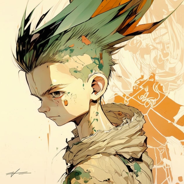 gon-freecss-art-style-of-greg-tocchini