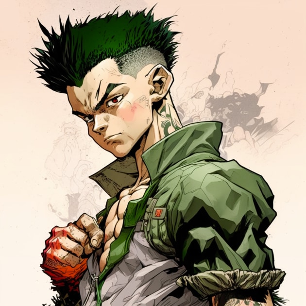 gon-freecss-art-style-of-jim-lee