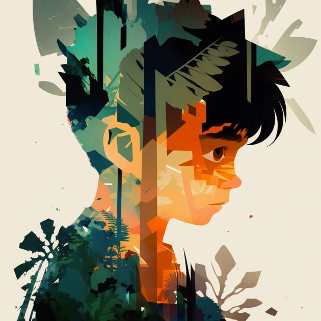 gon-freecss-art-style-of-keith-negley