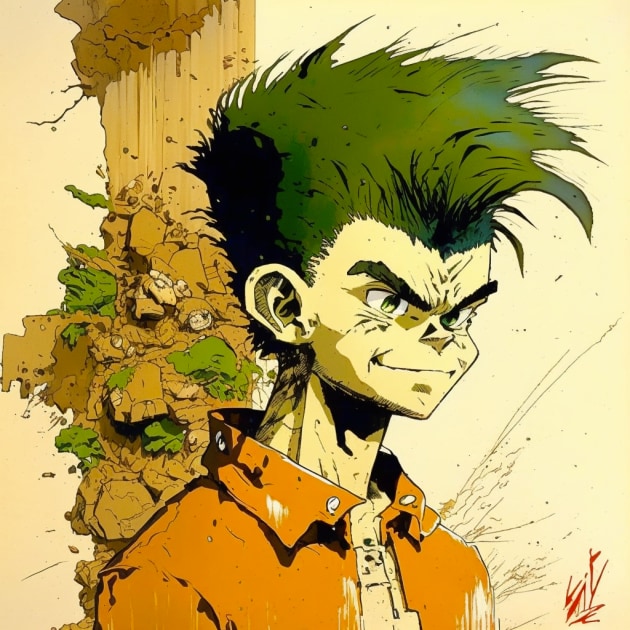 gon-freecss-art-style-of-ralph-bakshi