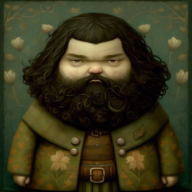 hagrid-art-style-of-benjamin-lacombe