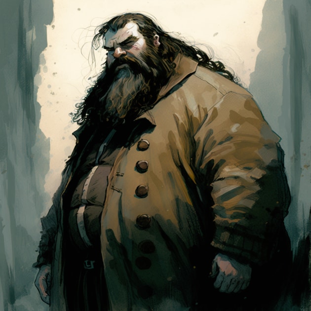 hagrid-art-style-of-charles-vess