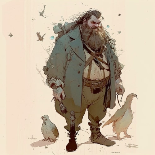 hagrid-art-style-of-claire-wendling