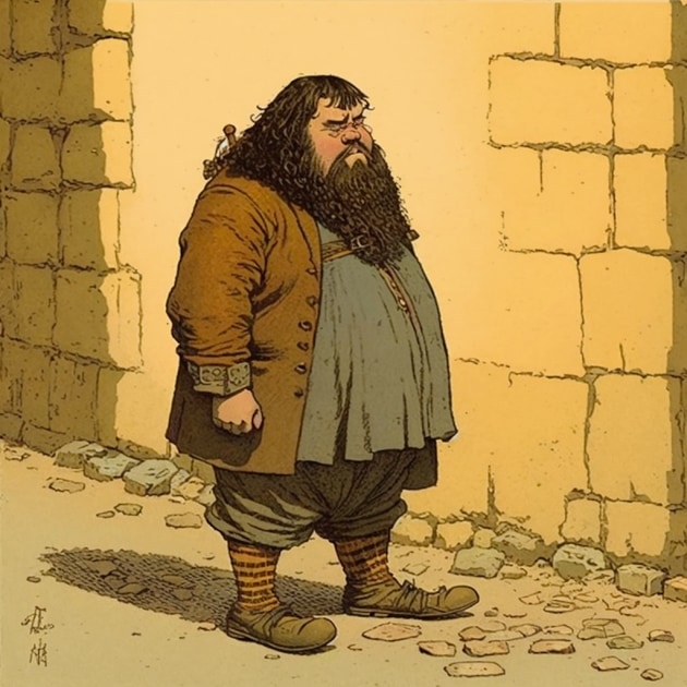 hagrid-art-style-of-randolph-caldecott