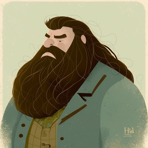 hagrid-art-style-of-tracie-grimwood