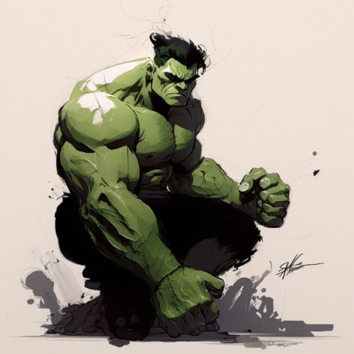 hulk-art-style-of-claire-wendling