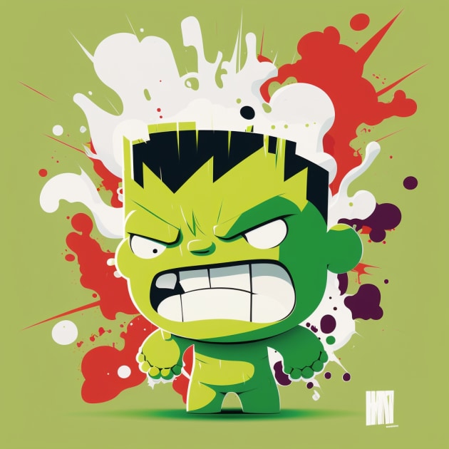 hulk-art-style-of-jon-burgerman