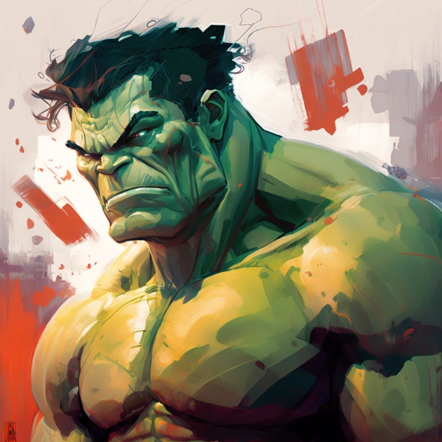 hulk-art-style-of-lois-van-baarle