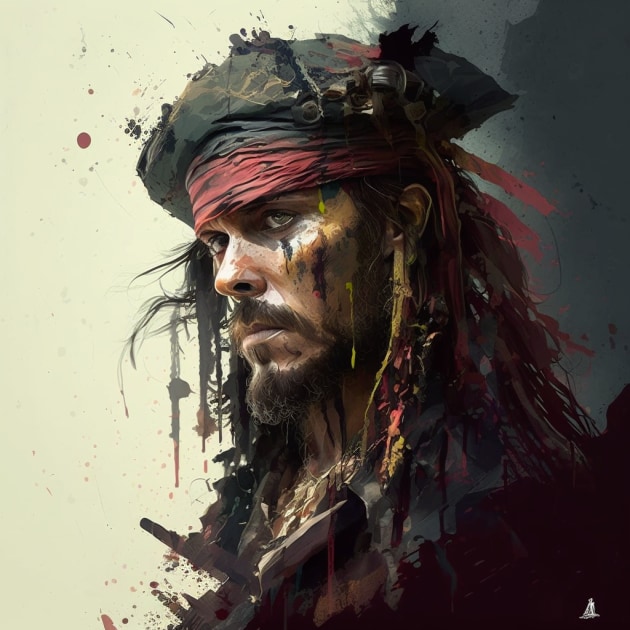 jack-sparrow-art-style-of-atey-ghailan