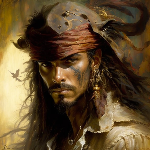 jack-sparrow-art-style-of-boris-vallejo