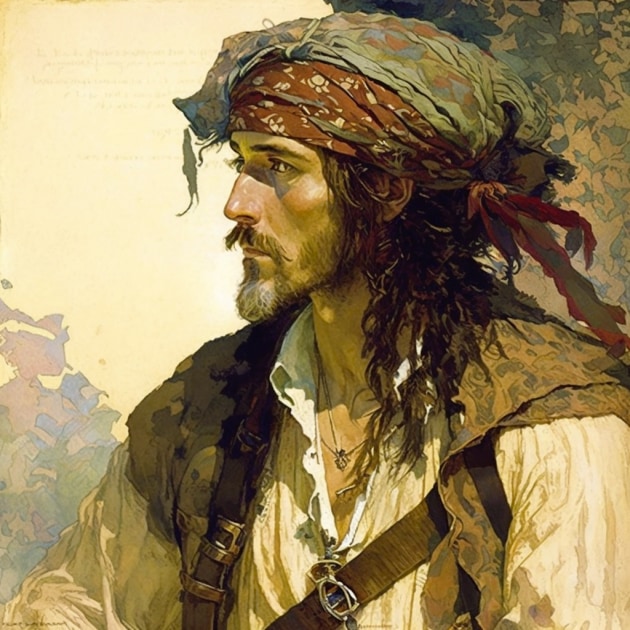 jack-sparrow-art-style-of-elizabeth-shippen-green