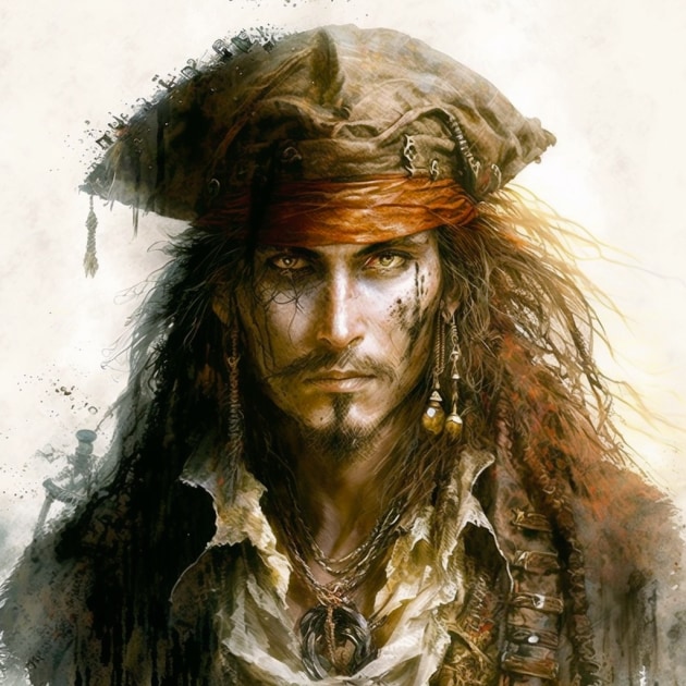 jack-sparrow-art-style-of-luis-royo