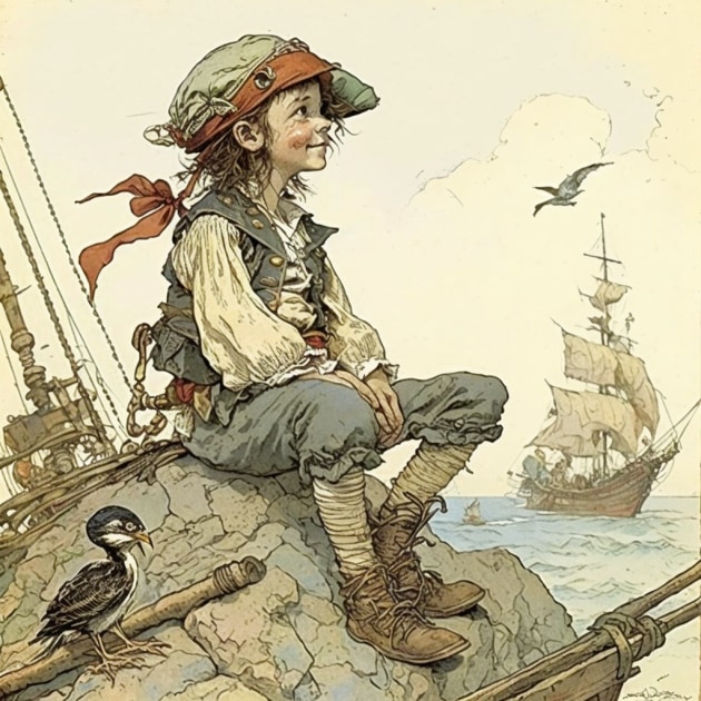 jack-sparrow-art-style-of-randolph-caldecott