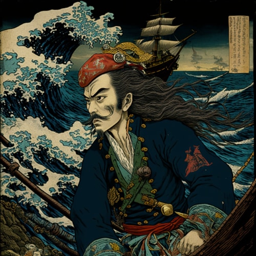 jack-sparrow-art-style-of-utagawa-kuniyoshi