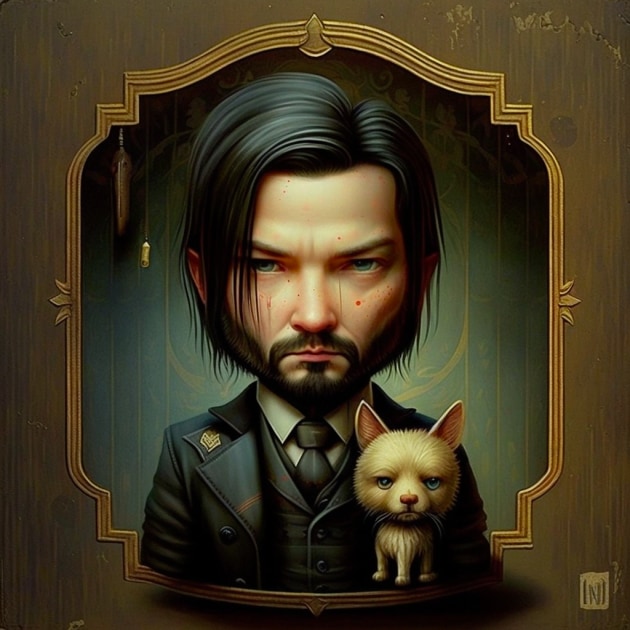 john-wick-art-style-of-benjamin-lacombe