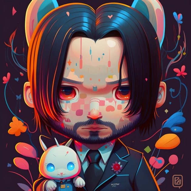 john-wick-art-style-of-hikari-shimoda