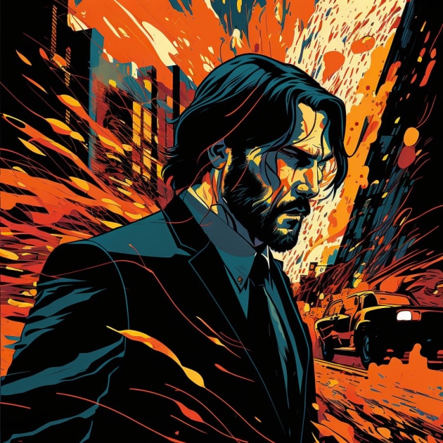 john-wick-art-style-of-jack-kirby