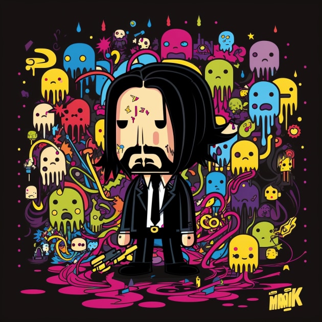 john-wick-art-style-of-jon-burgerman