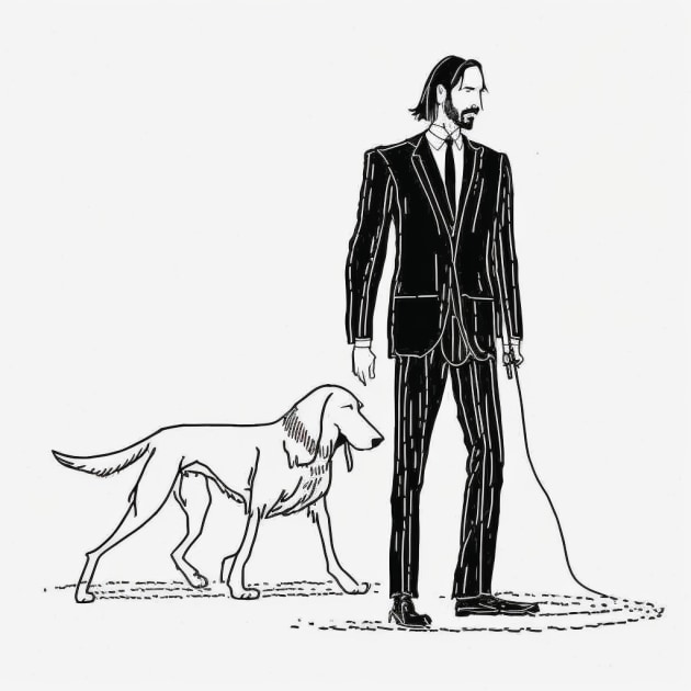 john-wick-art-style-of-saul-steinberg