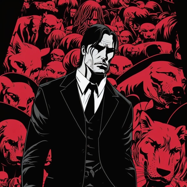 john-wick-art-style-of-steve-ditko