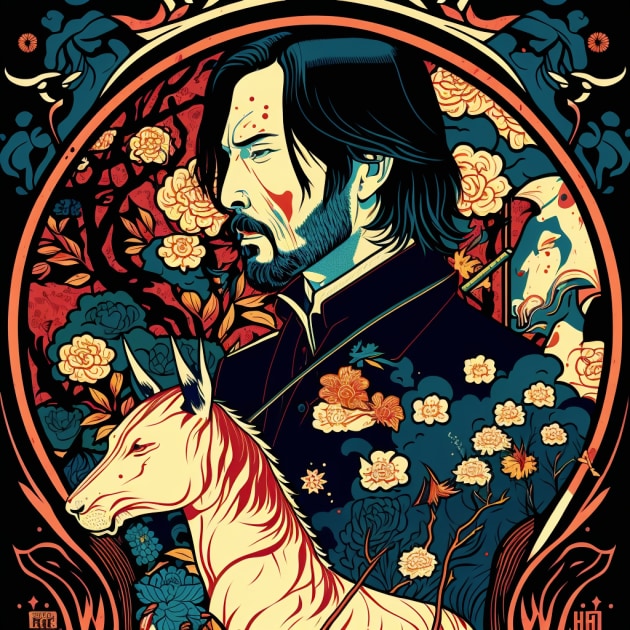 john-wick-art-style-of-utagawa-kuniyoshi