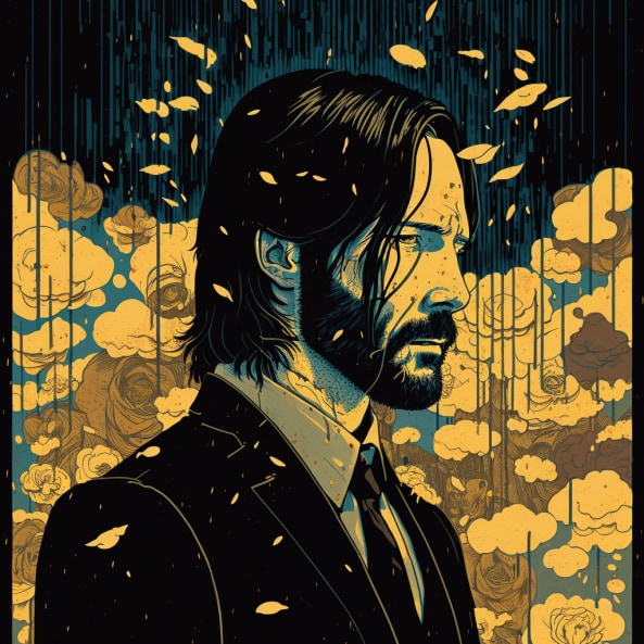 john-wick-art-style-of-yuko-shimizu