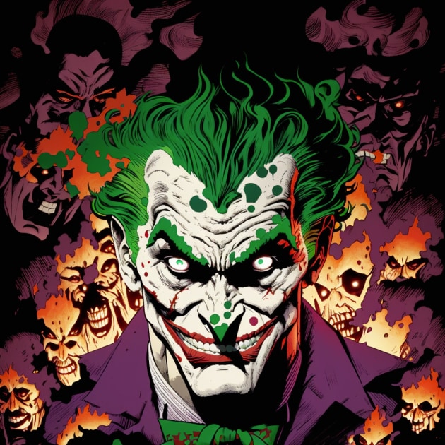 Joker in the Art Style of Jack Kirby