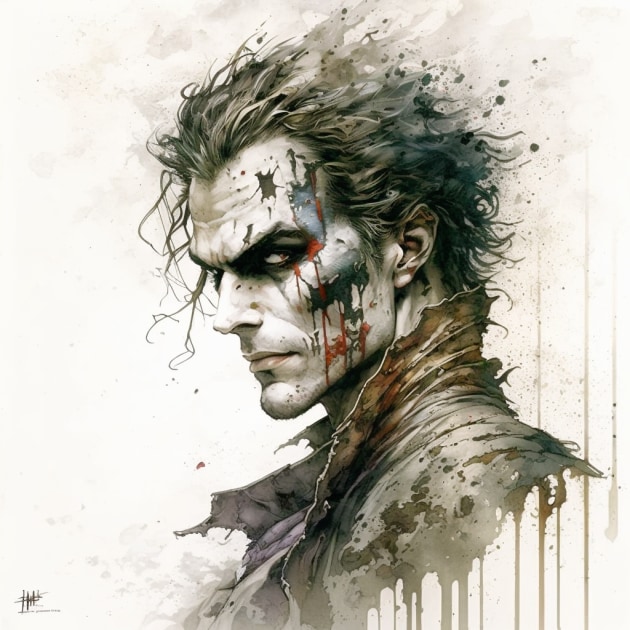 joker-art-style-of-luis-royo