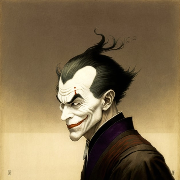 joker-art-style-of-ohara-koson