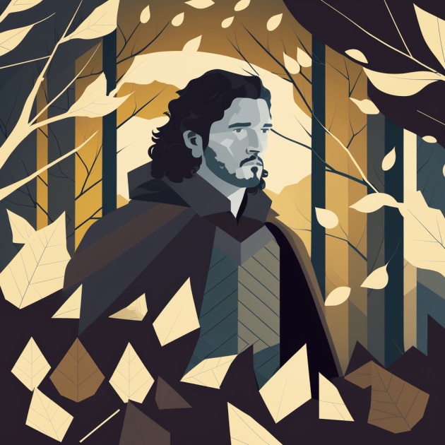 jon-snow-art-style-of-aaron-douglas