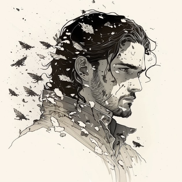 jon-snow-art-style-of-aiartes