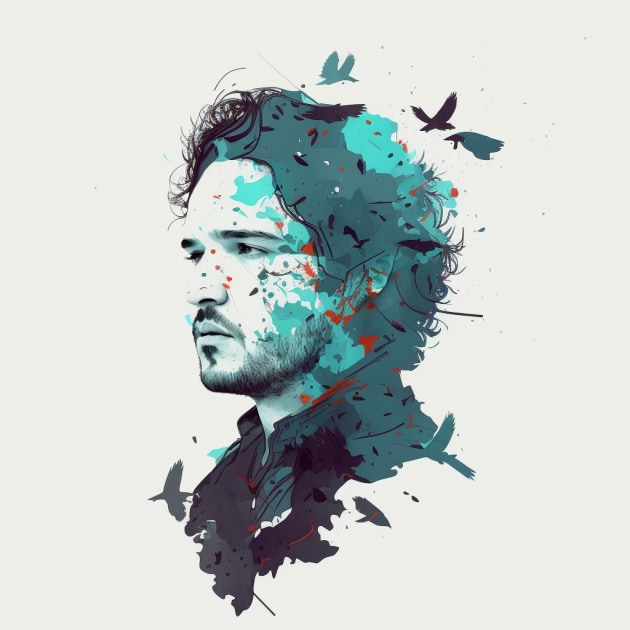 jon-snow-art-style-of-conrad-roset