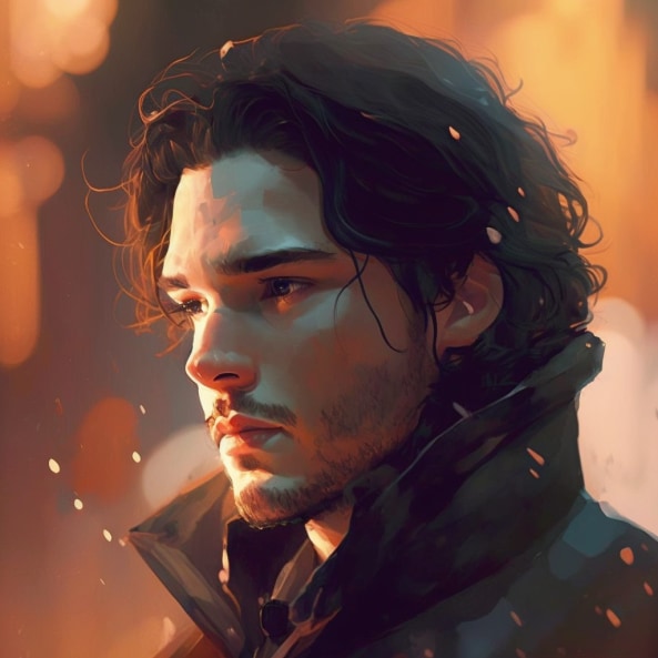 jon-snow-art-style-of-ilya-kuvshinov