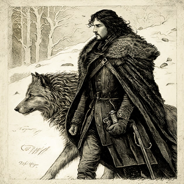 jon-snow-art-style-of-john-tenniel